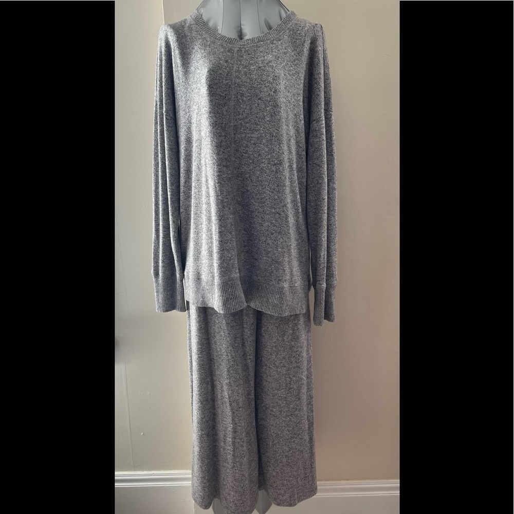 Shannon Passero Grey 2pc Ankle Pant Set Size Small